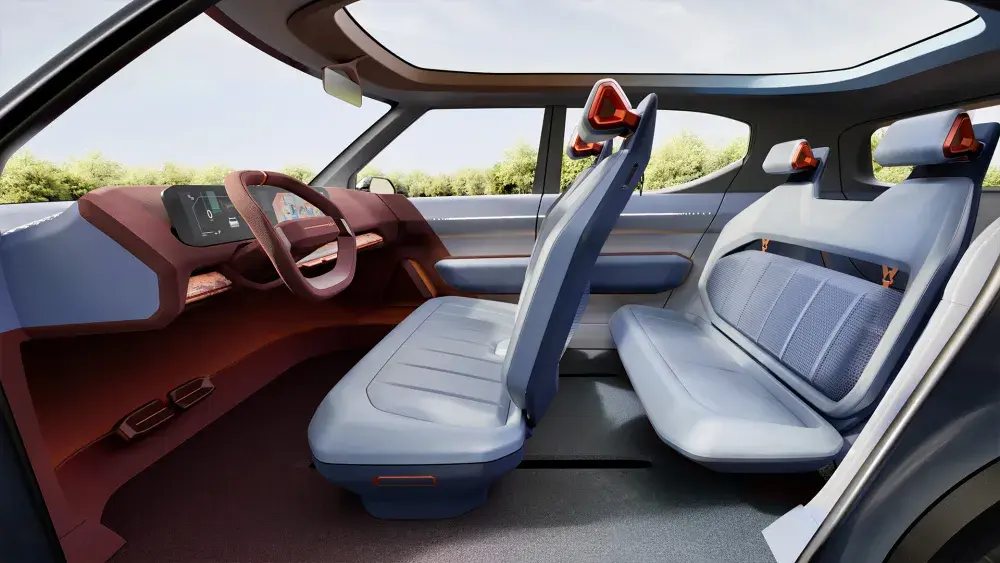 Slim en ruim interieur van de Kia Concept EV2