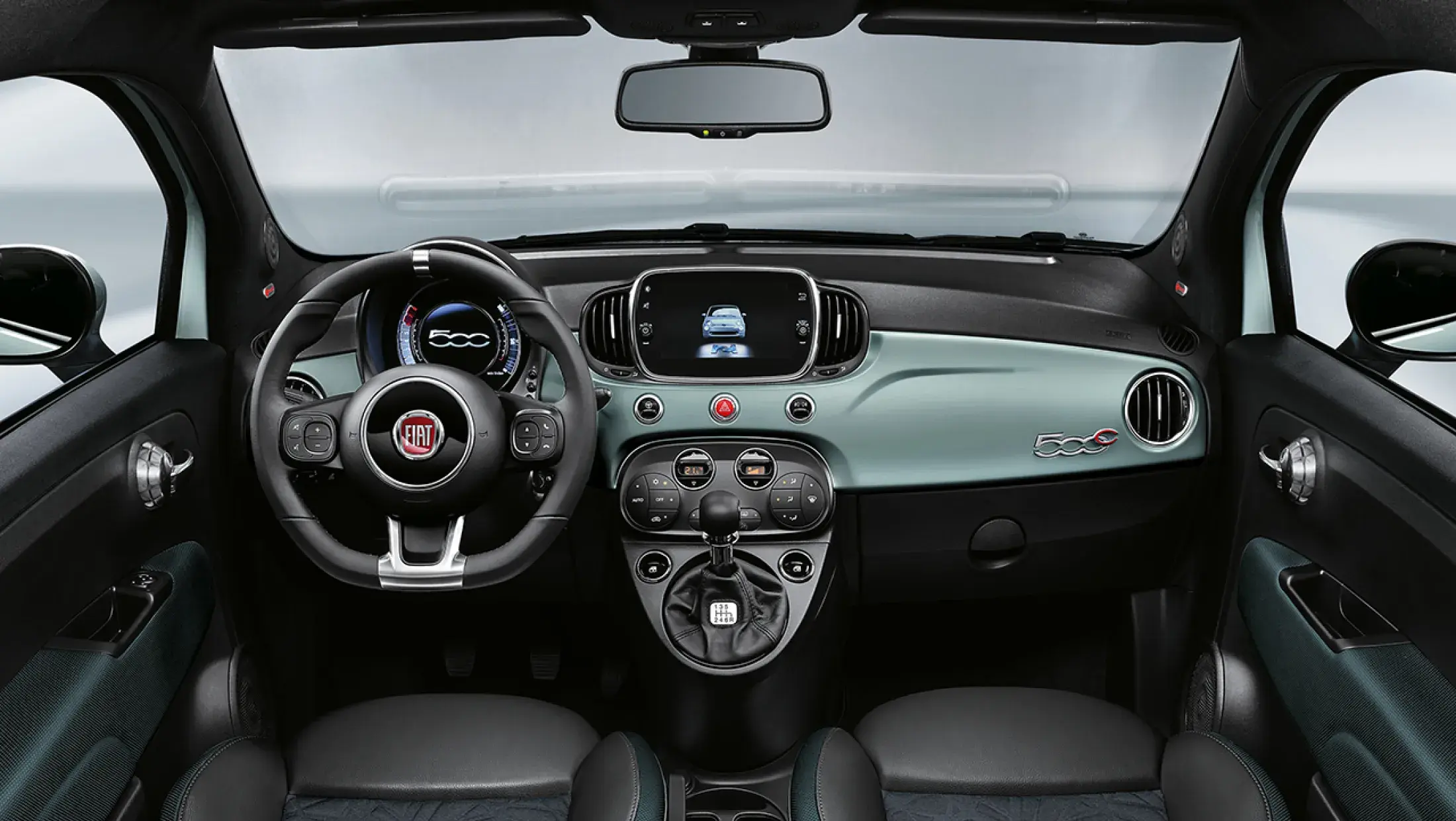 Fiat 500 Hybrid interieur