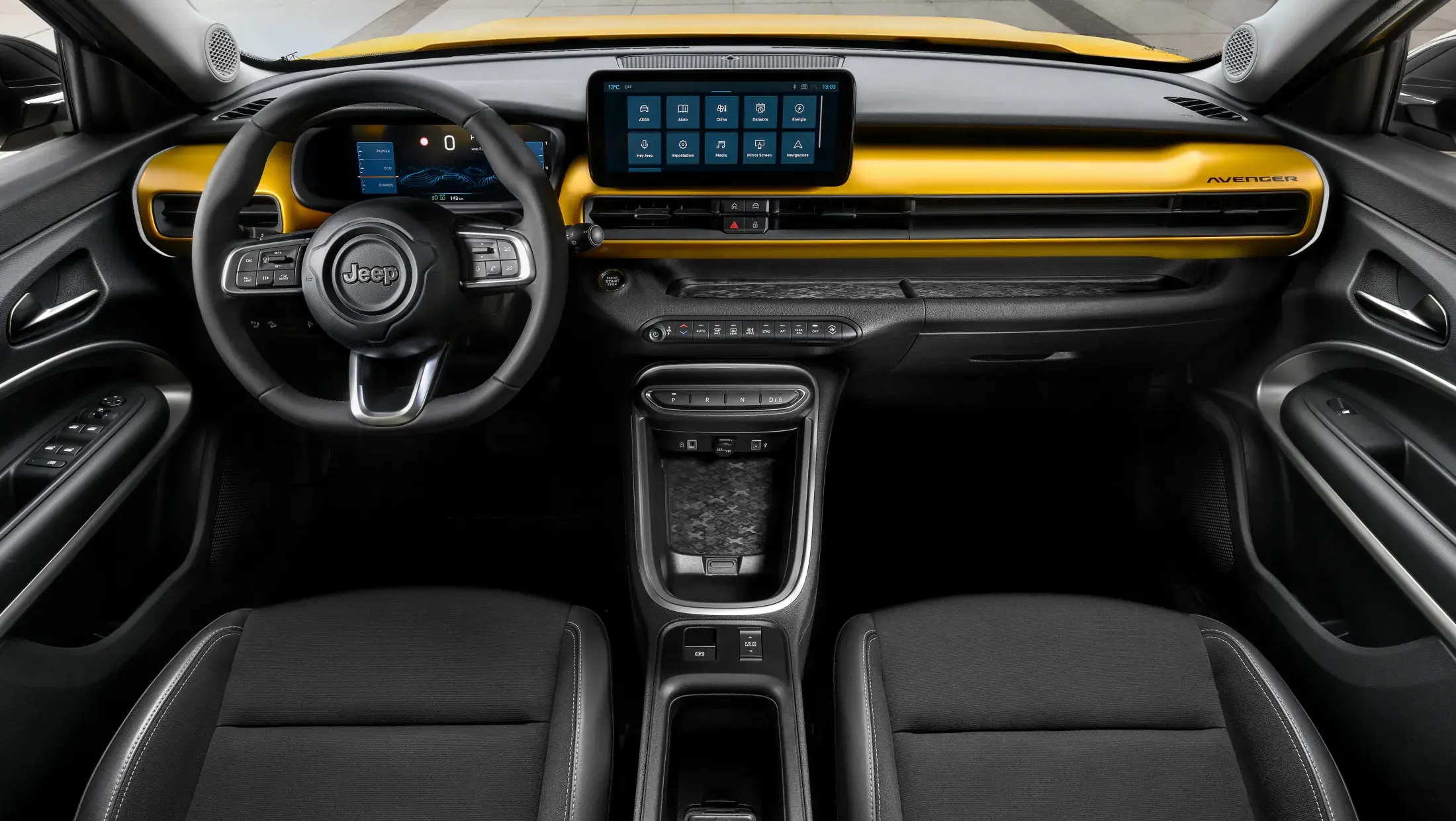 Jeep Avenger Full-Electric interieur